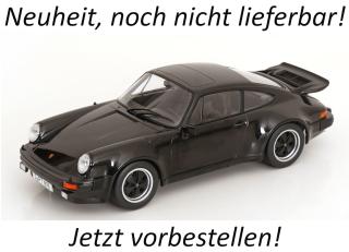 Porsche 911 (930) Turbo 3.0 1976 schwarz KK-Scale 1:18 Metallmodell (Türen, Motorhaube... nicht zu öffnen!) Available from end of July 2026