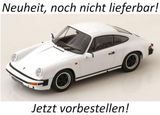 Porsche 911 Carrera Coupe 1983 weiß KK-Scale 1:18 Metallmodell (Türen, Motorhaube... nicht zu öffnen!) Available from mid February 2026