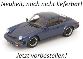 Porsche 911 Carrera Coupe 1983 dunkelblau-metallic KK-Scale 1:18 Metallmodell (Türen, Motorhaube... nicht zu öffnen!) Lieferbar ab Mitte Februar 2026