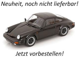 Porsche 911 Carrera Coupe 1983 schwarz KK-Scale 1:18 Metallmodell (Türen, Motorhaube... nicht zu öffnen!) Lieferbar ab Mitte Februar 2026