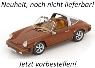 Porsche 911 SC Targa 1975 braun, Tatort Stuttgart KK-Scale 1:18 Metallmodell (Türen, Motorhaube... nicht zu öffnen!)  Lieferbar ab Mitte Februar 2026