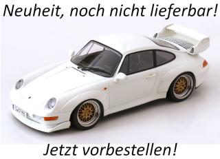 Porsche 911 (993) GT2 1996 BBS-Felgen  weiss KK-Scale 1:18 Metallmodell (Türen, Motorhaube... nicht zu öffnen!) Lieferbar ab Februar 2026
