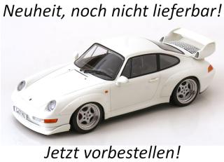 Porsche 911 (993) GT2 1996 Speedline-Felgen  weiss  KK-Scale 1:18 Metallmodell (Türen, Motorhaube... nicht zu öffnen!) Lieferbar ab Februar 2026