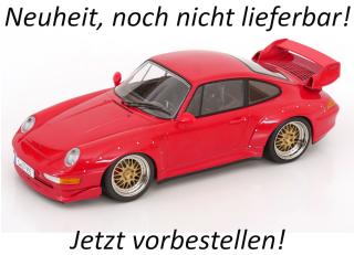 Porsche 911 (993) GT2 1996 BBS Felgen rot KK-Scale 1:18 Metallmodell (Türen, Motorhaube... nicht zu öffnen!) Lieferbar ab Mai 2026
