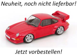 Porsche 911 (993) GT2 1996 Speedline Felgen rot KK-Scale 1:18 Metallmodell (Türen, Motorhaube... nicht zu öffnen!)  Lieferbar ab Mai 2026