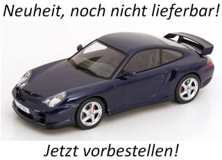 Porsche 911 (996) GT2 2001 dunkelblau-metallic KK-Scale 1:18 Metallmodell (Türen, Motorhaube... nicht zu öffnen!) Lieferbar ab August 2026