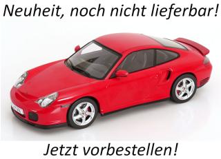 Porsche 911 (996) Turbo 2000 rot KK-Scale 1:18 Metallmodell (Türen, Motorhaube... nicht zu öffnen!) Lieferbar ab Ende Juni 2026