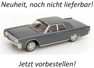 Lincoln Continental Sedan 1963 aus dem Film Marnie graumetallic KK-Scale 1:18 Metallmodell (Türen, Motorhaube... nicht zu öffnen!) Lieferbar ab Ende September 2026