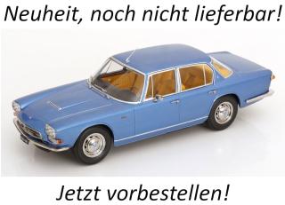 Maserati Quattroporte I 1965 hellblau-metallic KK-Scale 1:18 Metallmodell (Türen, Motorhaube... nicht zu öffnen!) Lieferbar ab August 2026
