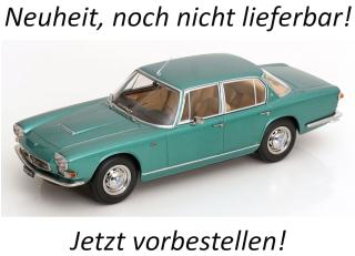 Maserati Quattroporte I 1965 grünmetallic KK-Scale 1:18 Metallmodell (Türen, Motorhaube... nicht zu öffnen!)  Disponible à partir de fin octobre 2026