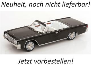 Lincoln Continental Convertible 1963 schwarz Bad Boys KK-Scale 1:18 Metallmodell (Türen, Motorhaube... nicht zu öffnen!) Lieferbar ab September 2026