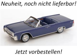 Lincoln Continental Convertible 1963 blaumetallic Lincoln Lawyer TV-Serie KK-Scale 1:18 Metallmodell (Türen, Motorhaube... nicht zu öffnen!) Disponible à partir de septembre 2026