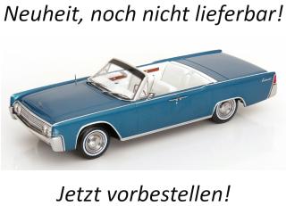 Lincoln Continental Convertible 1963 türkis-metallic KK-Scale 1:18 Metallmodell (Türen, Motorhaube... nicht zu öffnen!) Disponible à partir de septembre 2026