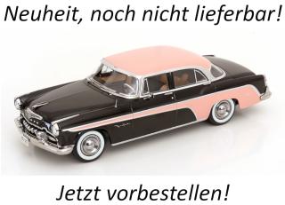 DeSoto Fireflite Sedan 1955 schwarz/pink KK-Scale 1:18 Metallmodell (Türen, Motorhaube... nicht zu öffnen!) Disponible à partir de fin septembre 2026