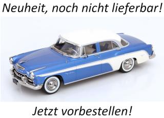 DeSoto Fireflite Sedan 1955 blaumetalloic/creme KK-Scale 1:18 Metallmodell (Türen, Motorhaube... nicht zu öffnen!) Lieferbar ab Ende September 2026