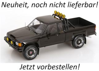 Toyota Truck Xtra Cab 4x4 (Hilux) 1985 schwarz (Zurück in die Zukunft III "look alike")  KK-Scale 1:18 Metallmodell (Türen, Motorhaube... nicht zu öffnen!)  Available from August 2026