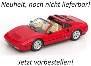 Ferrari 328 GTS 1985 US-Version Beverly Hills Cop II rot KK-Scale 1:18 Metallmodell (Türen, Motorhaube... nicht zu öffnen!) Available from July 2026