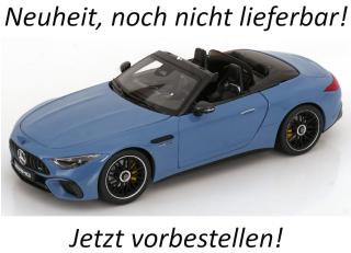 MERCEDES BENZ - SL-CLASS SL63 AMG (R232) 4MATIC CABRIOLET SPIDER 2021 - LIGHT BLUE BLACK iScale 1:18  Lieferbar ab Ende Mai 2026