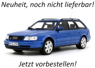AUDI S6 PLUS (C4) AVANT NOGARO BLUE PEARL M8 1995 OttO mobile 1:12 Resinemodell (Türen, Motorhaube... nicht zu öffnen!)  Disponible à partir de novembre 2026