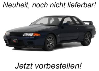 Nissan Skyline GT-R (BNR32) Dark Blue Pearl TH1 1993 OttO mobile 1:18 Resinemodell (Türen, Motorhaube... nicht zu öffnen!) Lieferbar ab Anfang Dezember 2025