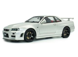 Nissan Skyline GT-R (BNR34) with NISMO Parts – 1999 Silver S1804312 Solido 1:18 Metallmodell  Available from end of March 2026