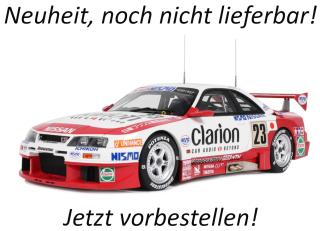 Nissan NISMO GT-R LM WHITE K. HOSHINO / M. HASEMI / T. SUZUKI 1996 OttO mobile 1:18 Resinemodell (Türen, Motorhaube... nicht zu öffnen!)  Lieferbar ab Juli 2026