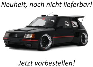 PEUGEOT 205 KHYZYL SALEEM BLACK 2018 "Otto Project Car" OttO mobile 1:18 Resinemodell (Türen, Motorhaube... nicht zu öffnen!) Available from early July 2026