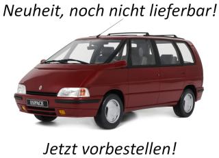 Renault Espace RXE V6 i Rouge Malaga 1991 OttO mobile 1:18 Resinemodell (Türen, Motorhaube... nicht zu öffnen!)  Lieferbar ab Anfang Dezember 2026
