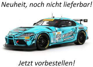 TOYOTA GR SUPRA GT4 EVO 2 A. MCINTOSH / P. THOMPSON BLUE 2025 OttO mobile 1:18 Resinemodell (Türen, Motorhaube... nicht zu öffnen!)  Lieferbar ab Anfang Dezember 2026