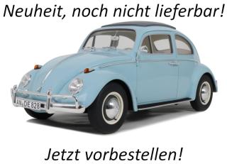 Volkswagen Beetle Brunswick Blue 1963 OttO mobile 1:12 Resinemodell (Türen, Motorhaube... nicht zu öffnen!)  Lieferbar ab April 2027
