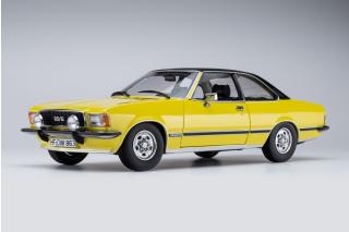 Opel Commodore B GS/E Coupé 1975 - brillant yellow Touring Modelcars 1:18 Metallmodell 2 Türen, Motorhaube und Kofferraum zu öffnen!