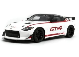 NISSAN Z GT4 WHITE 2022 OttO mobile 1:18 Resinemodell (Türen, Motorhaube... nicht zu öffnen!)