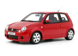VOLKSWAGEN VW LUPO GTI TORNADO RED 2001 OttO mobile 1:18 Resinemodell (Türen, Motorhaube... nicht zu öffnen!)