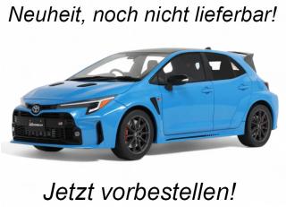 TOYOTA COROLLA GR CIRCUIT EDITION FLAME BLUE 2022 OttO mobile 1:18 Resinemodell (Türen, Motorhaube... nicht zu öffnen!)  Lieferbar ab Ende Juli 2025