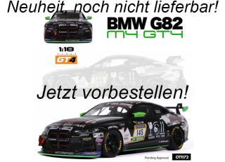 BMW M4 GT4 BLACK CERNY MOTORSPORT 2024 OttO mobile 1:18 Resinemodell (Türen, Motorhaube... nicht zu öffnen!) Available from September 2025
