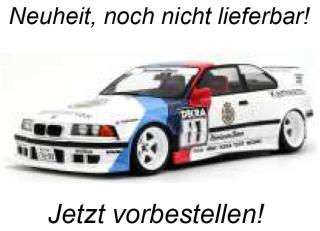 BMW E36 KHYZYL SALEEM WHITE 2024 OttO mobile 1:18 Resinemodell (Türen, Motorhaube... nicht zu öffnen!)  Lieferbar ab Ende Oktober 2025