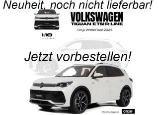 VOLKSWAGEN VW TIGUAN E TSI R-LINE ORYX WHITE PEARL L0K1 2024 OttO mobile 1:18 Resinemodell (Türen, Motorhaube... nicht zu öffnen!) Available from early October 2025