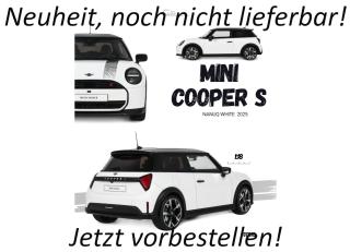 MINI COOPER S NANUQ WHITE (METALLIC) 2025 OttO mobile 1:18 Resinemodell (Türen, Motorhaube... nicht zu öffnen!) Available from early August 2026