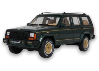 Jeep Cherokee XJ Limited Dark Hunter Green 1995 OttO mobile 1:18 Resinemodell (Türen, Motorhaube... nicht zu öffnen!)