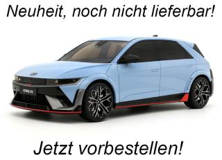 HYUNDAI IONIQ 5 N PERFORMANCE BLUE 2023 OttO mobile 1:18 Resinemodell (Türen, Motorhaube... nicht zu öffnen!) Available from end of October 2025