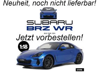 Subaru BRZ WR Blue Pearl 2024 OttO mobile 1:18 Resinemodell (Türen, Motorhaube... nicht zu öffnen!)  Lieferbar ab Ende Oktober 2025