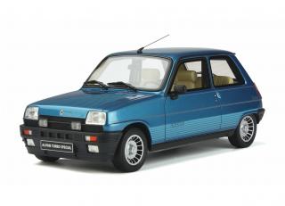 Renault 5 Alpine Turbo Special 1984 blau OttO mobile 1:18 Resinemodell (Türen, Motorhaube... nicht zu öffnen!)