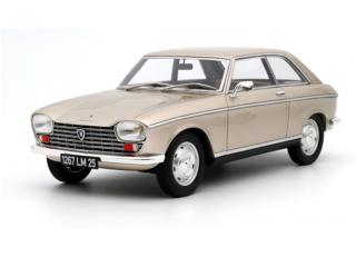 Peugeot 204 Coupe 1965 Beige Metal 1129  OttO mobile 1:18 Resinemodell (Türen, Motorhaube... nicht zu öffnen!)