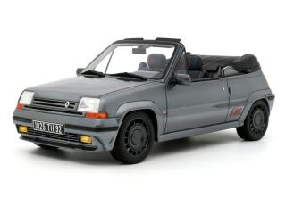 Renault 5 GT Turbo Cabriolet Gris Tungstene 1995 OttO mobile 1:18 Resinemodell (Türen, Motorhaube... nicht zu öffnen!)  Lieferbar ab Anfang April 2026