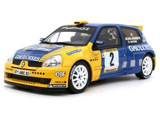 RENAULT CLIO S1600 #2 S. JEAN-JOSEPH BARUM RALLY ZLIN 2004 OttO mobile 1:18 Resinemodell (Türen, Motorhaube... nicht zu öffnen!)