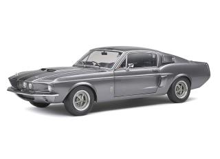 Ford Shelby Mustang GT500 – GREY & BLACK STRIPES – 1967 S1802905 Solido 1:18 Metallmodell