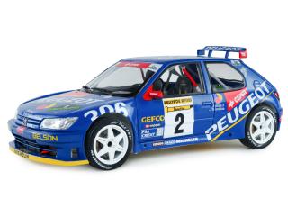 Peugeot 306 Maxi #2 Jaime Azcona / Julius Billmaier Rally de Aviles 1997 S1808309 Solido 1:18 Metallmodell