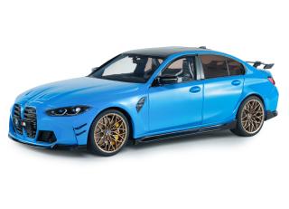 BMW M3 PERFORMANCE PARTS – DAYTONA BEACH BLUE – 2024 S1814303 Solido 1:18 Metallmodell