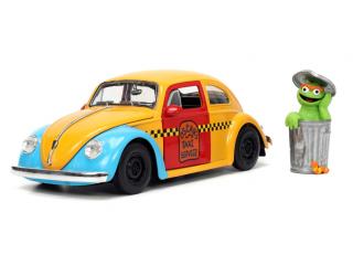 Sesame Street 1959 VW Beetle Oscar´s Taxi Service  Jada 1:24