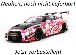 NISSAN GT-R (R35) W/ LIBERTY WALK BODY KIT 2.0 PINK CAMO 2025 Solido 1:18 Metallmodell Liefertermin nicht bekannt (nicht vor Juni 2026)